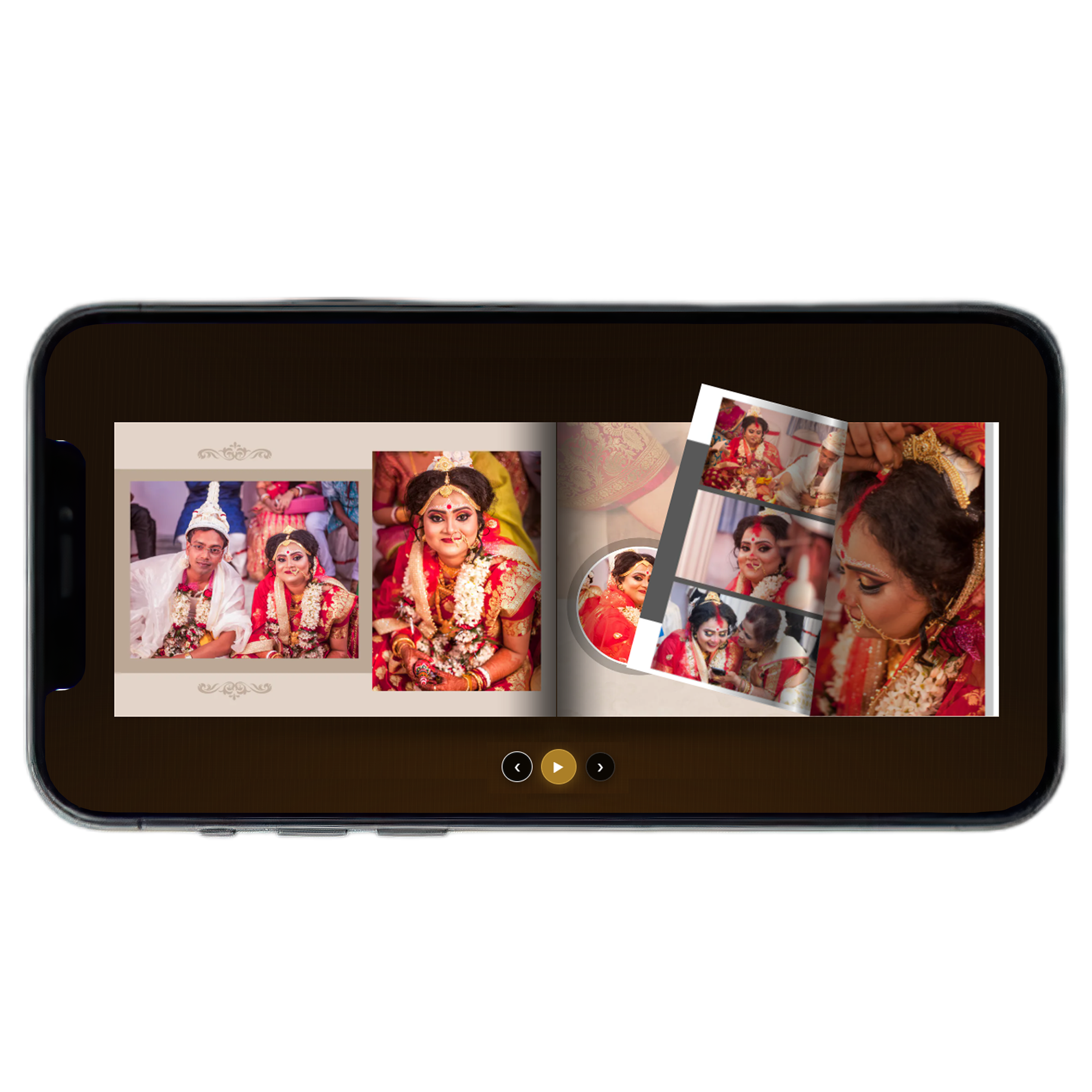 E-Album photobook on tablet